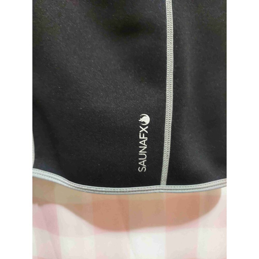 SAUNAFX Black Sleeveless Full Zip Neoprene Slimming Sauna Vest XXL - Picture 2 of 6